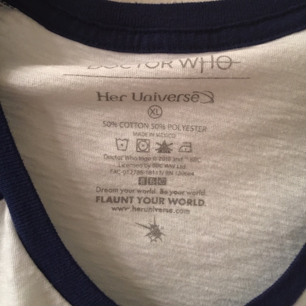 “13” Doctor Who Cropped T-Shirt - Picture 2 of 3